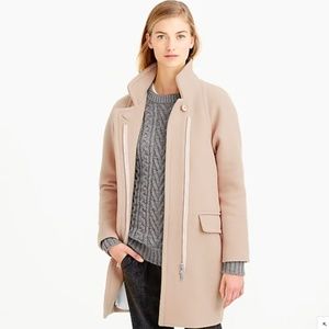 J CREW Stadium Cloth Standing-Collar Coat